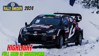 WRC RALLY SWEDEN 2024  FULL SEND IN SHAKEDOWN  FULL ONBAORD  TOP SPEED amp MAXATTACK [upl. by Aciemaj995]