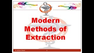 Extraction methods Pharmacognosy [upl. by Koorb]