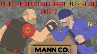 TF2 Which Weapons Have Been BUFFED The Most [upl. by Kreda]