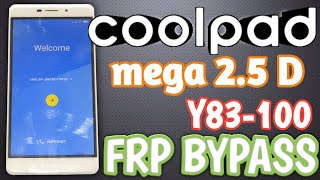 COOLPAD Y83 100 MEGA 25 D FRP BYPASS  ALL COOLPAD MOBILE ANDROID 89 GOOGLE ACCOUNT FRP BYPASS GBR [upl. by Vanny44]