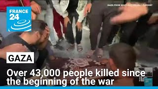 More than 43000 people have been killed in Gaza since the beginning of the war • FRANCE 24 [upl. by Kunin]