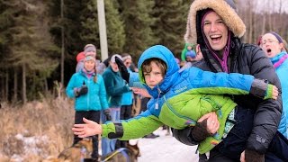 2015 Iditarod Sled Dog Race ceremonial start [upl. by Westland]