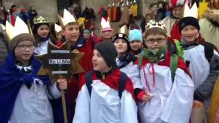 Sternsinger Bundesweite Auftaktaktion in Trier [upl. by Virgel454]