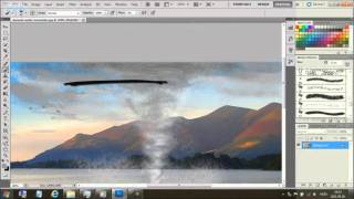 How to make tornado with hurrican clouds over water [upl. by Slaohcin56]