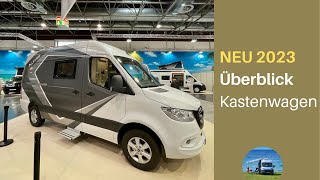 NEUHEITEN 2023 Kastenwagen  Fahrzeuge Grundrisse Preise amp gute Ideen Vergleich Caravan Salon [upl. by Etsyrk268]