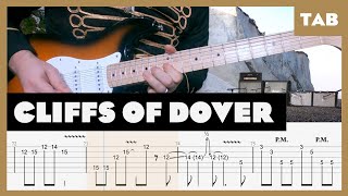 Eric Johnson  Cliffs of Dover  Guitar Tab  Lesson  Cover  Tutorial [upl. by Celesta]