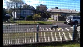 Wind blows wheelie bin down the street [upl. by Pollie]