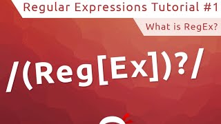 Regular Expressions RegEx Tutorial 1  What is RegEx [upl. by Nairehs867]