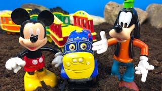 Mickey Mouse Clubhouse Part 5 of 6  Minnie Mouse Figaro Pluto Donald Duck and Train Toys for Kids [upl. by Pickard]