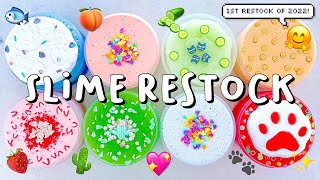 SLIME RESTOCK ASMR RETURNING BESTSELLERS  NEW DIY CLAY March 13th [upl. by Atteirneh]