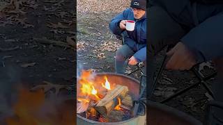 Cozy Tent Camping On Freezing Winter Night [upl. by Balcke855]