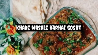 Khade Masale Ka Karai Gosht recipe by chef Farah [upl. by Akcir]