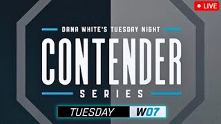 WEEK 7 Dana Whites Contender Series  LIVE STREAM  MMA Fight Companion  Season 8  UFC Apex [upl. by Notsae23]