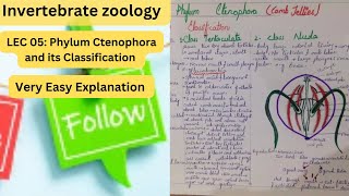 Phylum Ctenophora and its ClassificationMiller and Harley 5th and 10th Edition [upl. by Sualokcin]