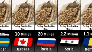 Barley Production by Country 2023 [upl. by Miles]