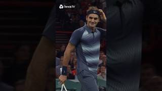 Federer amp Del Potro CRAZY Point In Paris 🤣 [upl. by Solana246]