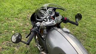 2016 TRIUMPH THRUXTON 1200 R WALK AROUND VIDEO [upl. by Elleniad]