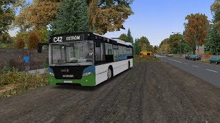 OMSI 2  Fikcyjny Szczecin by ReMi Mod 1112  Linia C42  Scania Citywide 12LF [upl. by Llehcsreh]