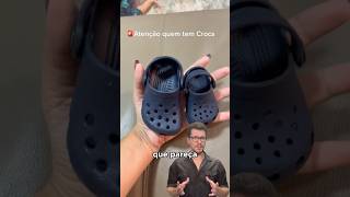 Porque o crocs encolhe 🤔 [upl. by Chow]