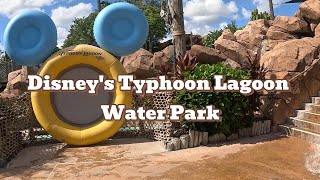 Sunny Stroll at Typhoon Lagoon Water Slides Lazy River and Wave Pool Fun [upl. by Bel746]