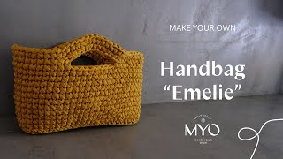 How to crochet the Handbag quotEmeliequot  Virka väskan quotEmeliequot [upl. by Rea]