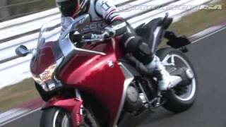 2010 Honda VFR1200F Motorcycle Review [upl. by Eisor]