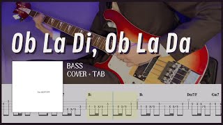 Ob La Di Ob La Da  The Beatles Bass Cover with Tab [upl. by Norat]