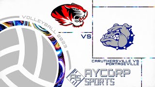 Caruthersville VS Portageville  Volleyball  September 19th 2023 [upl. by Ahselak894]