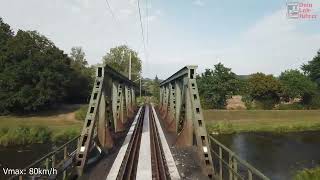 Führerstandsmitfahrt  Freiburg Hbf➡️Elzach  BreisgauSBahn S2  BR8442 [upl. by Haek]