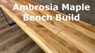 Build Process of an Ambrosia Maple Entryway Bench [upl. by Blithe216]