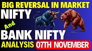 NIFTY ANALYSIS  BANK NIFTY PREDICTION FOR TOMORROW  07th NOV 24 [upl. by Strain]