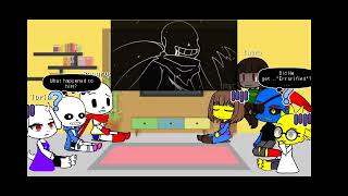 Undertale React to 18 Sans AU MY VERSION [upl. by Tull]