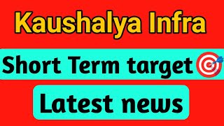 Kaushalya Infra share  kaushalya infra share latest news kaushalya infra share price [upl. by Roch]