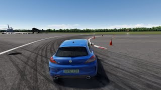 Assetto Corsa  VW Scirocco R in Top Gear Test Track FHD 1080P 60FPS [upl. by Refenej]