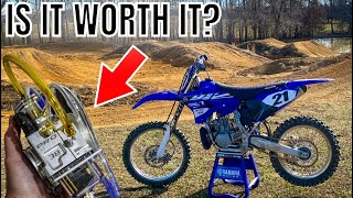 LECTRON BILLETRON PRO 38 FIRST RIDE REVIEW YZ250 [upl. by Diet]