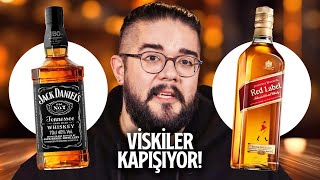 Viskiler Kapışıyor JACK DANIELS vs RED LABEL [upl. by Anivol]