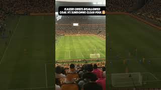 Kaizer Chiefs Disallowed Goal vs Sundowns Clear Foul [upl. by Eltsirhc420]