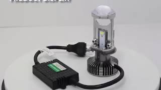 H4 Mini Projector Led Headlight Bulbs [upl. by Turro]