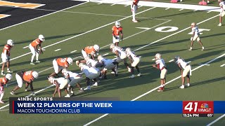 Week 12 Macon Touchdown Club Players of the Week [upl. by Perkin]