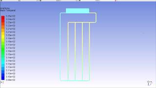 Ansys Fluent Thermosyphon Action  Temperature Contour [upl. by Giguere]