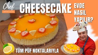 Limonlu Cheescake nasıl yapılır 🍋 [upl. by Thaddeus176]