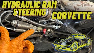 Blown out Hydraulic Steering 1978 C3 Corvette 350 SBC [upl. by Lemieux]