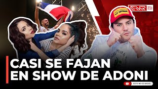 LA MATERIALISTA Y NATTI NATASHA CASI SE FAJAN EN SHOW DE DJ ADONI ESTO NO ES BOCHINCHE [upl. by Cohe]