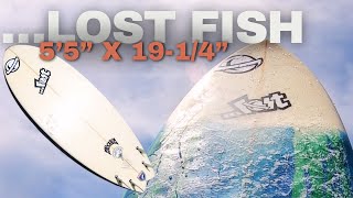 Surfing the …Lost 5’5” Fish Unbreakable [upl. by Dawes]