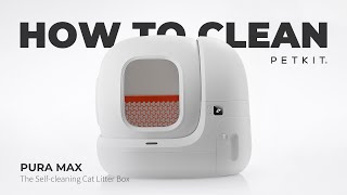 PETKIT PURA MAX｜Cleaning Instructions [upl. by Alarice]