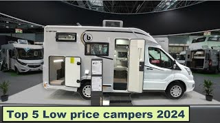 Top 5 Low price campers 2024 [upl. by Travax]