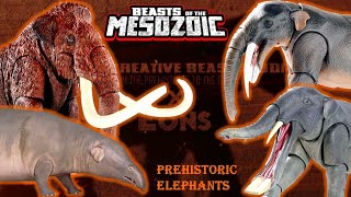 Beasts of the Mesozoic prehistoric elephant figures woolly mammoth platybelodon moeritherium [upl. by Ahseuqram]