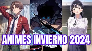 ESTRENOS ANIME INVIERNO 2024 [upl. by Karena]