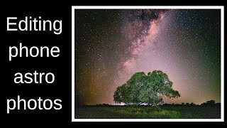 Editing phone astrophotography photos how I edit mine from any phone [upl. by Atiugram571]