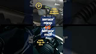 Sensor MAP vs Sensor MAF Cuáles con las diferencias mechanic mechanical shortautomotriz [upl. by Naired462]